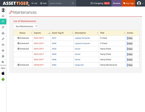 Maintenance Scheduling