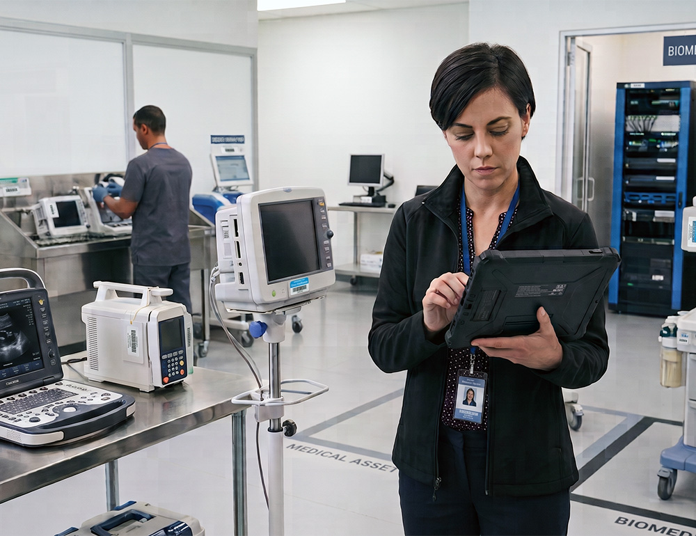 Asset management software for healthcare organizations