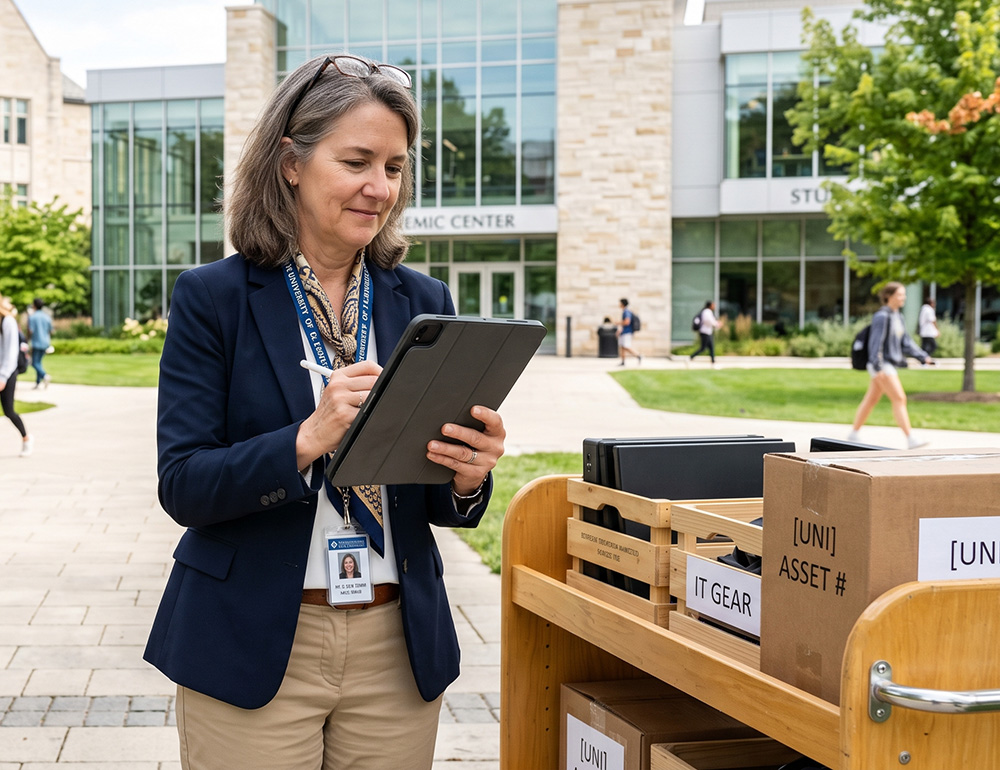Asset tracking software for universities and higher education