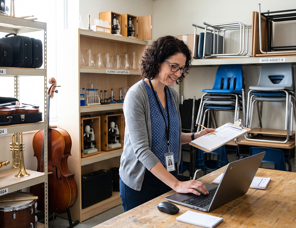 Asset tracking software for K-12 schools